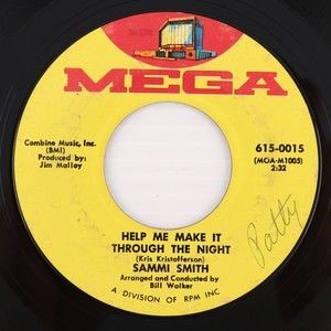 Sammi Smith, Help Me Make It Through The Night/When Michael Calls 45 rpm Record